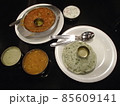 インドバンガロールにある老舗、南インド料理のミールズ　（定食） 85609141