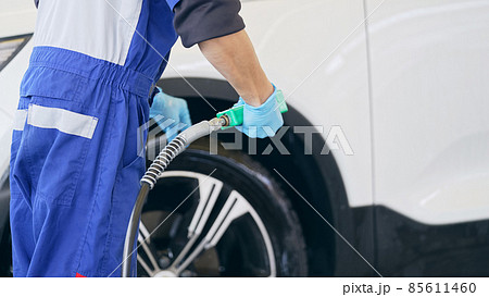 手洗い洗車　カーコーティング 85611460