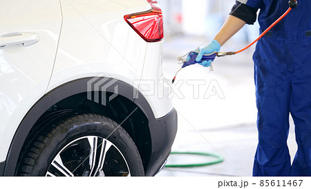 手洗い洗車　カーコーティング 85611467