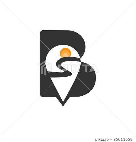 Creative letter B travel logo 85611659