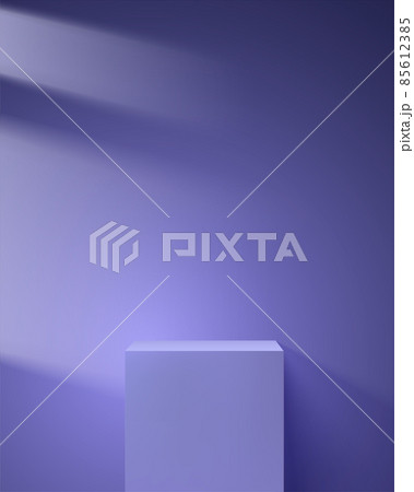 Empty studio in very pery color with window light 85612385