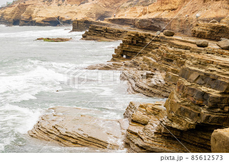 Overcast view of the nature landscape of Cabrillo National Monument Overcast view of the nature landscape of Cabrillo National Monument 85612573