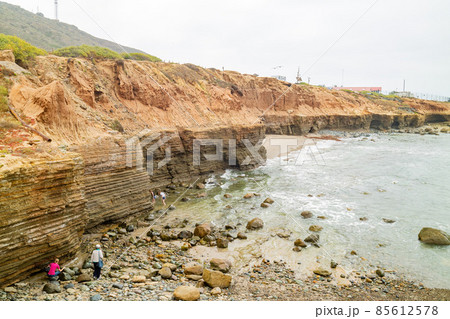 Overcast view of the nature landscape of Cabrillo National Monument 85612578