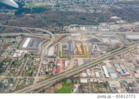 Aerial view of the downtown cityscape of Seattle Aerial view of the downtown cityscape of Seattle 85612773