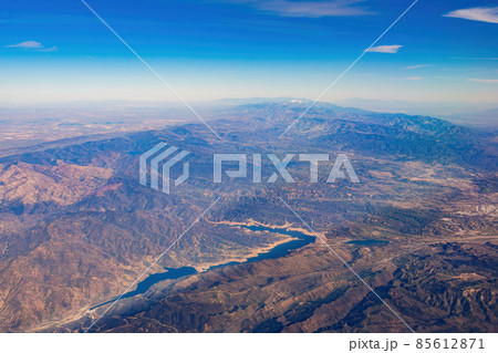 Aerial view of the Castaic Lake 85612871