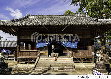 嬉野温泉　豊玉姫神社　拝殿　佐賀県嬉野市 85613661