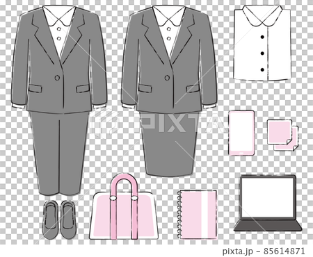 New employee Freshers ladies suit businessman set 85614871