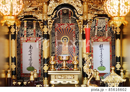 真宗大谷派(東本願寺)用の金仏壇物撮り1 85616602