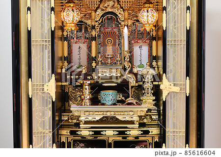 真宗大谷派(東本願寺)用の金仏壇物撮り3 85616604