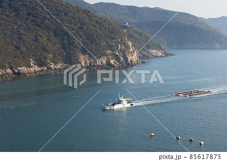 岡山県備前市の頭島の美しい海の風景 85617875
