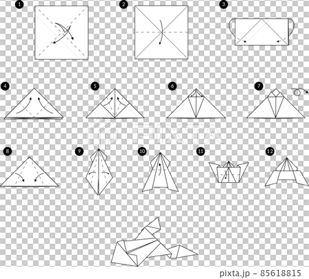 Tutorial how to make origami frog. Step by step 85618815