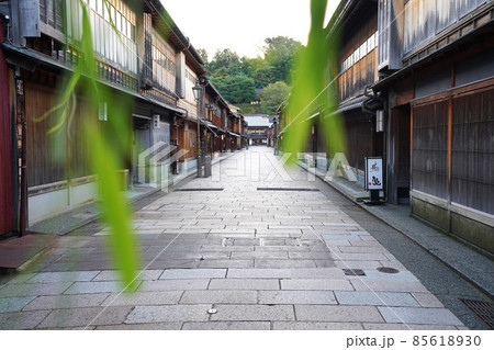 金沢の東山の街並み 金沢の東山の街並み 85618930