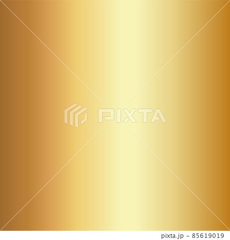 Realistic gold foil texture background. Yellow vector elegant, shiny and metal gradient template  85619019