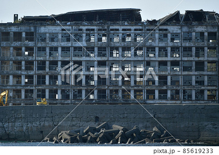 長崎 軍艦島(端島)端島小中学校 長崎 軍艦島(端島)端島小中学校 85619233