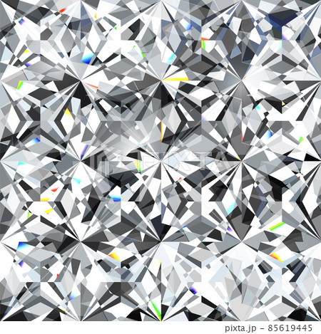 Seamless diamond pattern - vector illustration of crystallic background Seamless diamond pattern - vector illustration of crystallic background 85619445