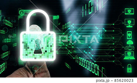 Cyber security encryption technology to protect data privacy conceptual Cyber security encryption technology to protect data privacy conceptual 85620023