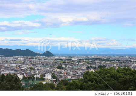 蓮華寺池公園　富士見平からの景色 85620101