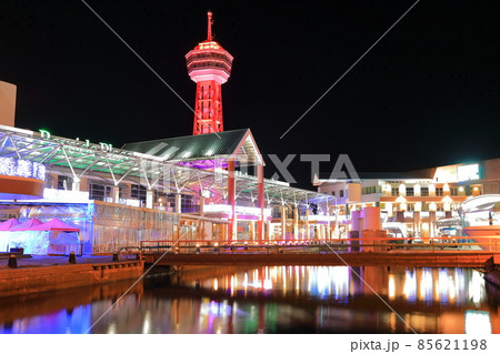 【福岡県】ベイサイドプレイス博多の夜景 85621198
