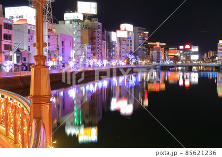 【福岡県】博多中洲の夜景(ナカスキボウノヒカリ) 【福岡県】博多中洲の夜景(ナカスキボウノヒカリ) 85621236