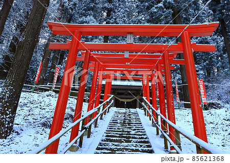 世界遺産 冬の平泉中尊寺 世界遺産 冬の平泉中尊寺 85621368