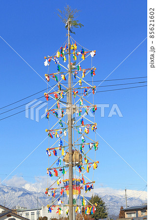 安曇野 道祖神の御柱 安曇野 道祖神の御柱 85621602