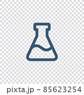 lab flask test line icon. Stock Vector illustration isolated on white background. 85623254