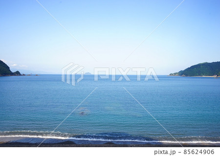 三重県 尾鷲湾の海 須賀利漁港 三重県 尾鷲湾の海 須賀利漁港 85624906