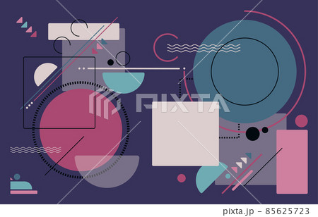 Abstract geometric pattern design of decorative artwork. Abstract geometric pattern design of decorative artwork. 85625723
