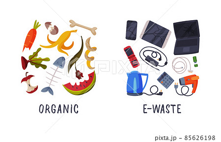 Sorting Garbage with Recycle Trash Object Vector Set Sorting Garbage with Recycle Trash Object Vector Set 85626198