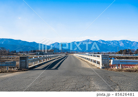 野尻橋からの山岳風景 野尻橋からの山岳風景 85626481