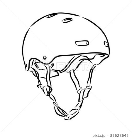 How to draw a helmet Motorcycle Helmet Coloring Pages For Kids  YouTube
