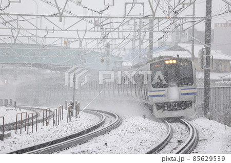雪の総武快速 85629539