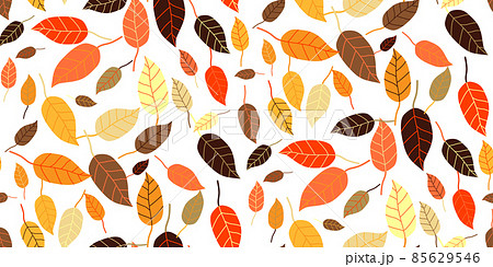 Seamless pattern with colorful autumn leaves Seamless pattern with colorful autumn leaves 85629546