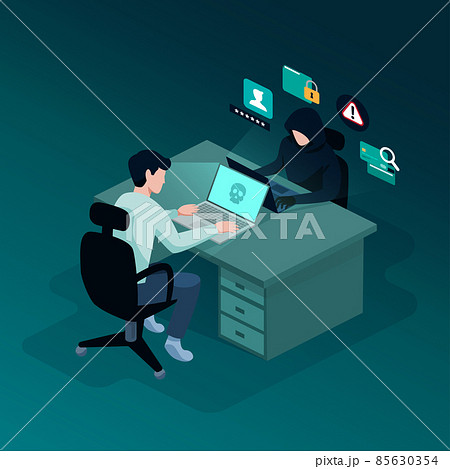 Hacker, cyber attack 85630354