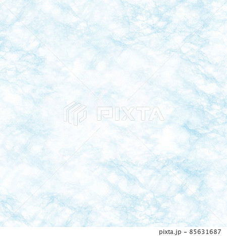 大理石マーブル模様テクスチャー背景壁紙素材イラスト淡い水色綺麗なブルーのイラスト素材
