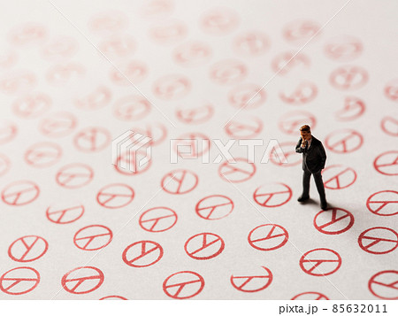 韓国の大統領選イメージ　投票マークとミニチュアフィギュア 85632011