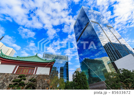 東京 港区虎ノ門の都市風景 古美術を収蔵・展示する大倉集古館とオークラ プレステージタワー 東京 港区虎ノ門の都市風景 古美術を収蔵・展示する大倉集古館とオークラ プレステージタワー 85633672
