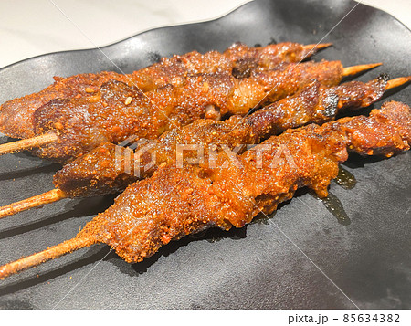 新疆シルクロード名物・羊肉串 新疆シルクロード名物・羊肉串 85634382