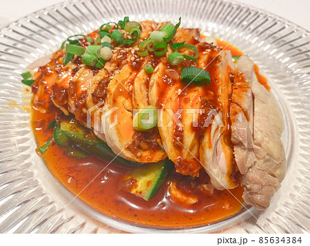 中国料理の前菜・よだれ鶏 85634384