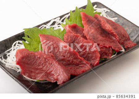 宮城県 気仙沼 モウカの星 サメの心臓 の写真素材