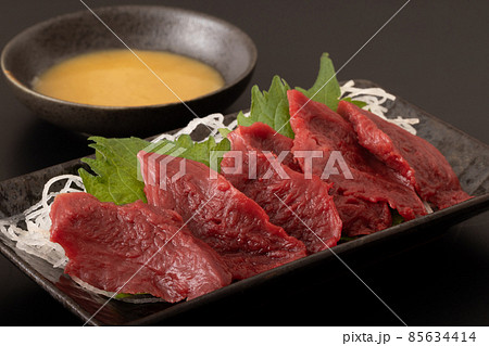 宮城県 気仙沼 モウカの星 サメの心臓 の写真素材