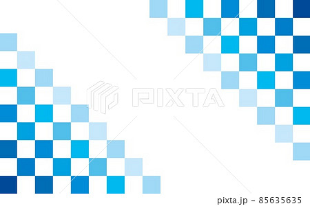市松模様　フレーム　ホワイトスペース 85635635