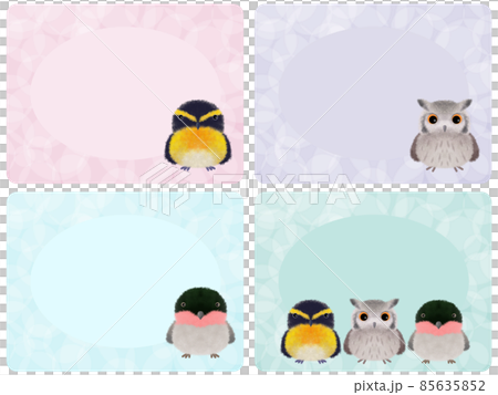 蓬鬆鳥背景 A-2 蓬鬆鳥背景 A-2 85635852