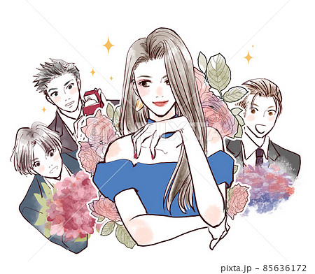 モテるリッチな美女 85636172