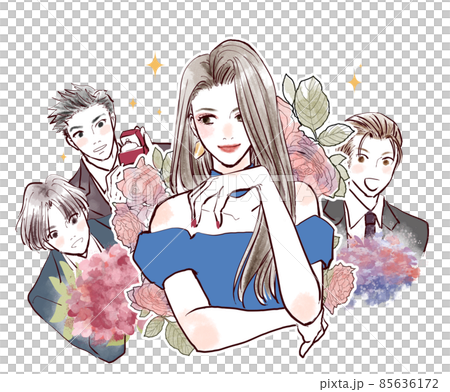 モテるリッチな美女 85636172