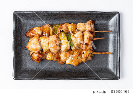 【料理】焼き鳥のタレ味　ねぎま 85636462