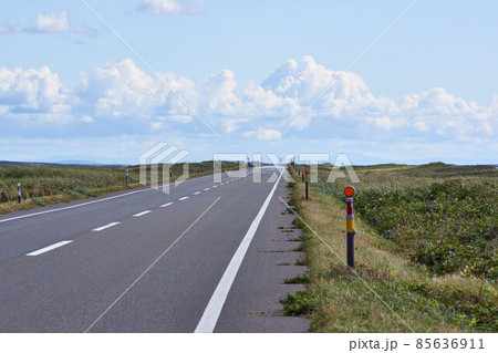 北海道　道道106号線　日本海オロロンライン 85636911