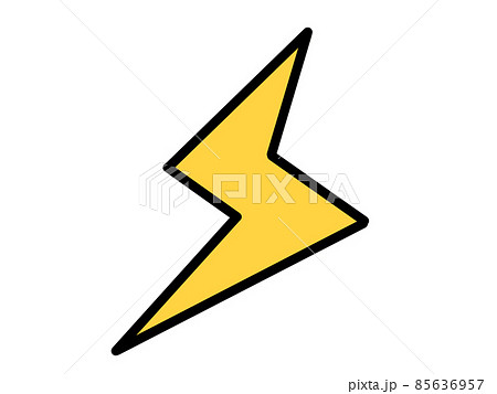 雷のイラスト素材 85636957