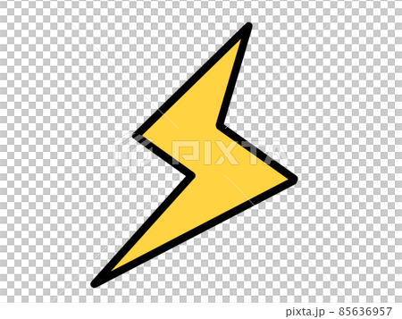 雷のイラスト素材 85636957