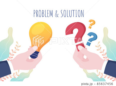 Problem and Solution in Business Solving to Look Ideas with the Concept of Teamwork Can use for Web Banner or Background Flat Illustration Problem and Solution in Business Solving to Look Ideas with the Concept of Teamwork Can use for Web Banner or Background Flat Illustration 85637456